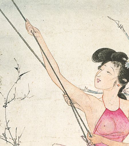 子长县-胡也佛的仕女画和最知名的金瓶梅秘戏图